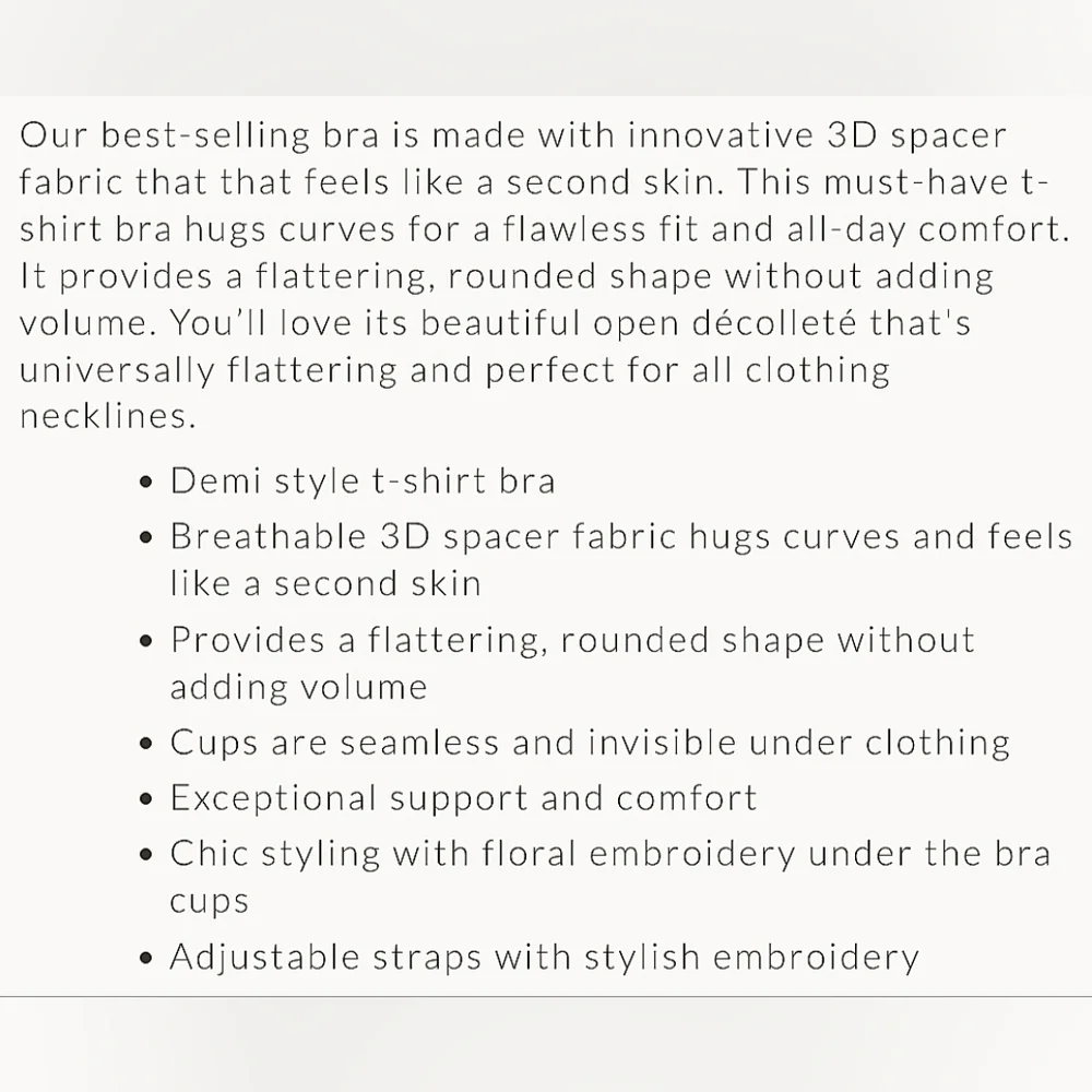 Simone Perele Andora 3D Demi Bra Peau Rose INT Size 30 F - Picture 14 of 14